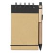 Eco-Inspired Spiral Jotter & Pen | https://www.bestnamebadges.com