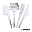 Swissmar® Slim-Line Cheese Knife Set - 4pc | https://www.bestnamebadges.com