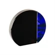 6" Round Blue Velvet Acrylic | https://www.bestnamebadges.com