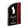 8" Wave Red Velvet Acrylic | https://www.bestnamebadges.com