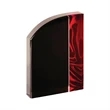 7" Wave Red Velvet Acrylic | https://www.bestnamebadges.com