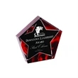 5" Star Red Velvet Acrylic | https://www.bestnamebadges.com