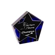 5" Star Blue Velvet Acrylic | https://www.bestnamebadges.com