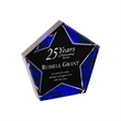 6" Star Blue Velvet Acrylic | https://www.bestnamebadges.com
