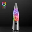 Glitter rocket lamp | https://www.bestnamebadges.com