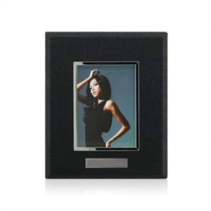 Linen Picture Frame - Black | https://www.bestnamebadges.com