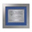 Premier Certificate TexEtch - Silver | https://www.bestnamebadges.com