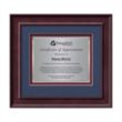 Calder Certificate TexEtch - Mahogany | https://www.bestnamebadges.com