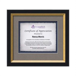 Omni -  Black/Gold | https://www.bestnamebadges.com