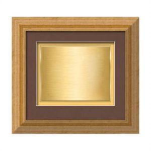 Terrene Certificate TexEtch - Antique Gold | https://www.bestnamebadges.com