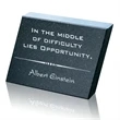 Granite Paperweight - Trapezoid | https://www.bestnamebadges.com