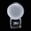 Crystal Ball Award on Cube 3D | https://www.bestnamebadges.com