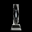 President 3D Award on Base - Clear | https://www.bestnamebadges.com