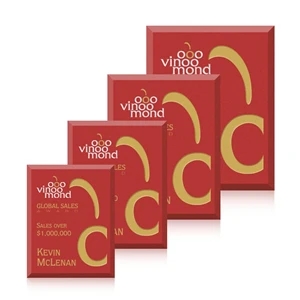 Rollinson Plaque - Red | https://www.bestnamebadges.com