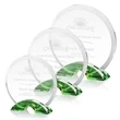 Huber Award - Green | https://www.bestnamebadges.com