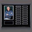 Photo (Vert) P/Plaque - Black/Silver | https://www.bestnamebadges.com