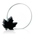 Clement Leaf Award - Granite | https://www.bestnamebadges.com
