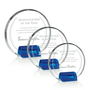 Olympia Award - Blue | https://www.bestnamebadges.com