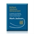 Rollinson Plaque - Blue | https://www.bestnamebadges.com