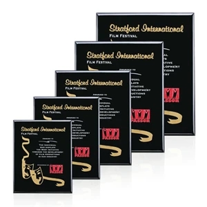 Oakleigh Plaque - Black | https://www.bestnamebadges.com