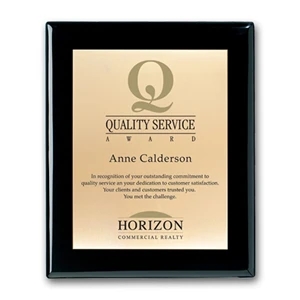 Screenprint Brass - Ebony | https://www.bestnamebadges.com