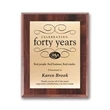 Screenprint Brass - Walnut Finish | https://www.bestnamebadges.com