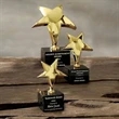 Gold Rising Star Award on Marble | https://www.bestnamebadges.com