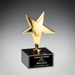 Gold Rising Star Award on Marble | https://www.bestnamebadges.com