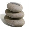 Sandcast Stone Award | https://www.bestnamebadges.com