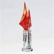 Eternal Flame Award - Orange/Optical | https://www.bestnamebadges.com