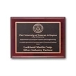 Photocast Plaque - Mahogany | https://www.bestnamebadges.com