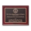 Photocast Plaque - Mahogany | https://www.bestnamebadges.com