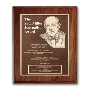 Double Etch Plaq - Walnut Cove Edge | https://www.bestnamebadges.com