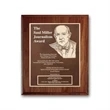 Double Etch Plaq - Walnut Cove Edge | https://www.bestnamebadges.com