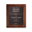 SpectraPrint™ Plaque - Cove Edge Gold | https://www.bestnamebadges.com