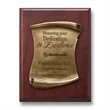 Scroll Plaque | https://www.bestnamebadges.com