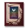 Oak Leaf Plaque | https://www.bestnamebadges.com