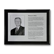 Metal Photo Plaq - Ebony | https://www.bestnamebadges.com