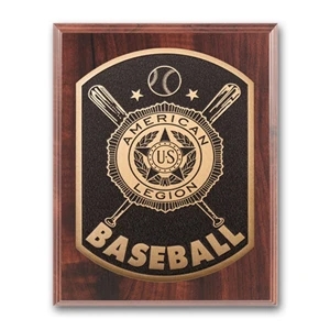 Photocast Plaque - Walnut Finish | https://www.bestnamebadges.com