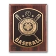 Photocast Plaque - Walnut Finish | https://www.bestnamebadges.com