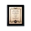 SpectraPrint™ Plaque - Ebony Gold | https://www.bestnamebadges.com