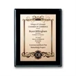 SpectraPrint™ Plaque - Ebony Gold | https://www.bestnamebadges.com