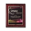 SpectraPrint™ Plaque - Rosewood Gold | https://www.bestnamebadges.com