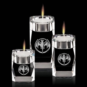 Abbey Candleholder - Optical | https://www.bestnamebadges.com
