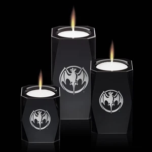 Abbey Candleholder - Black | https://www.bestnamebadges.com