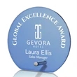 Atchison Blue Circle Award - Silver | https://www.bestnamebadges.com