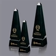 Marble Grooved Obelisk Award | https://www.bestnamebadges.com