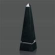 Marble Grooved Obelisk Award | https://www.bestnamebadges.com