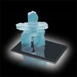 Inukshuk on Ebony | https://www.bestnamebadges.com