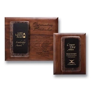 Fusion Plaque - Ebony | https://www.bestnamebadges.com